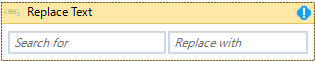 Replace Textアクティビティ